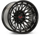 Vossen LCX-03 20x10 - 8x170 - ET18 - Super Deep - 125.1 - Gloss Black Wheel