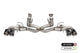 Corsa 2020-2025 Chevrolet Corvette C8 RWD 3in Delete 4 Valve Cat-Back w/NPP w/4.5in CF Polished Tips - Burkken Auto Parts