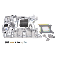 Edelbrock Performer Pontiac Polished Manifold - Burkken Auto Parts
