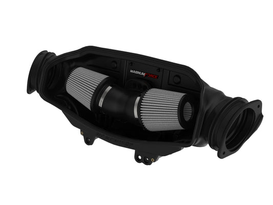 aFe 20-23 Chevy Corvette C8 Magnum FORCE Stage-2 Cold Air Intake w/ Pro DRY S Filters - Burkken Auto Parts