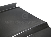 Anderson Composites 15-17 Ford Mustang Eco Boost Type-OE Double Sided Hood - Burkken Auto Parts