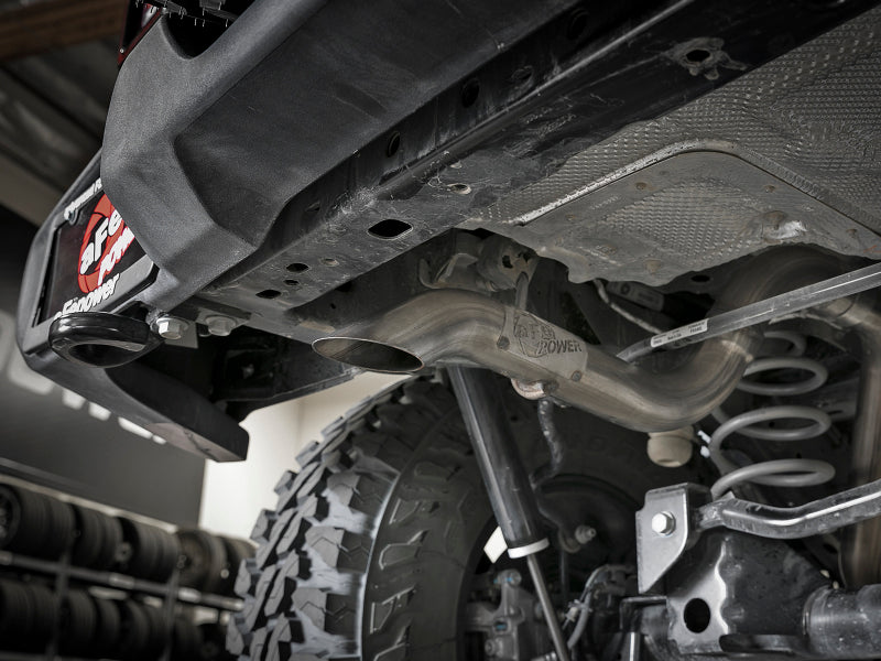 aFe MACH Force-Xp 2.5in 409SS Axle-Back Hi-Tuck Exhaust System 18-20 Jeep Wrangler (JL) V6 3.6L - Burkken Auto Parts