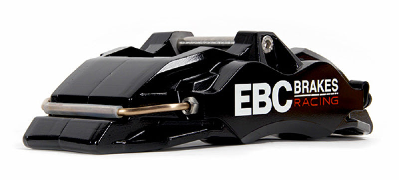 EBC Racing 13-22 Volkswagen Golf GTI MK7/MK8 2.0T Black Apollo-6 Front Right Caliper - Burkken Auto Parts