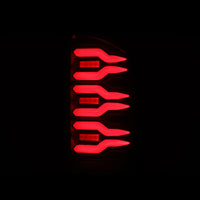 AlphaRex 07-08 Dodge Ram1500/07-09 Dodge Ram 2500+3500 Luxx-Series LED Tail Lights(Pair) Black/Red - Burkken Auto Parts