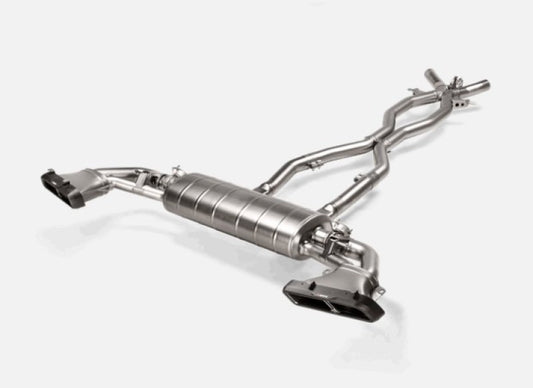 Akrapovic 2020+ Mercedes-AMG GLE 63S Coupe Evolution Line w/ and w/o Hitch- Titanium - Burkken Auto Parts