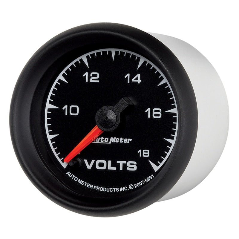 Autometer ES 2-1/16in 18V Digital Stepper Motor Voltmeter - Burkken Auto Parts