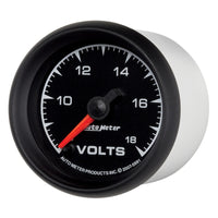 Autometer ES 2-1/16in 18V Digital Stepper Motor Voltmeter - Burkken Auto Parts