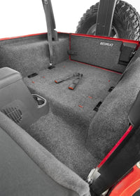 BedRug 03-06 Jeep LJ Unlimited Rear 4pc Cargo Kit (Incl Tailgate & Tub Liner) - Burkken Auto Parts