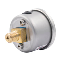 Autometer AutoGage 1.5in Liquid Filled Mechanical 0-2000 PSI Fuel Pressure Gauge - White - Burkken Auto Parts