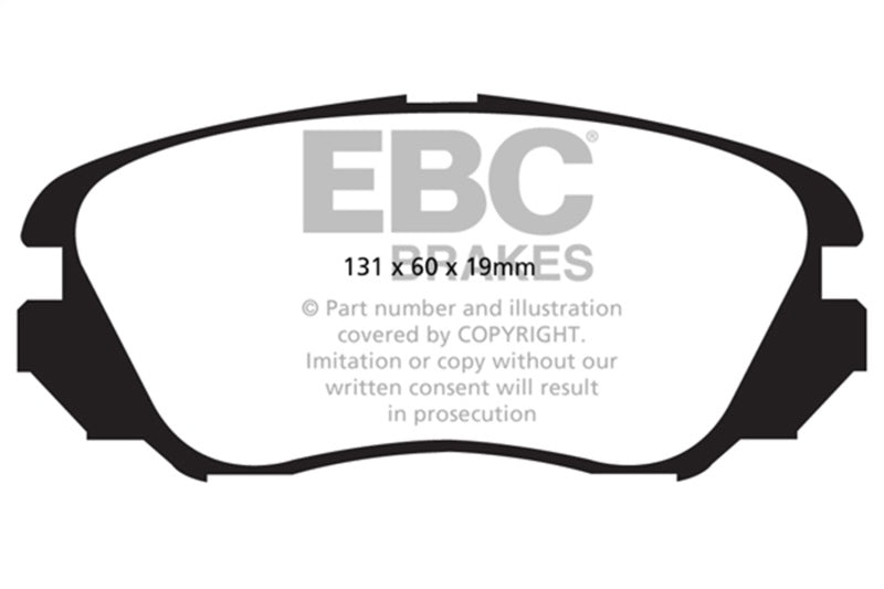 EBC 10+ Buick Allure (Canada) 3.0 Greenstuff Front Brake Pads - Burkken Auto Parts
