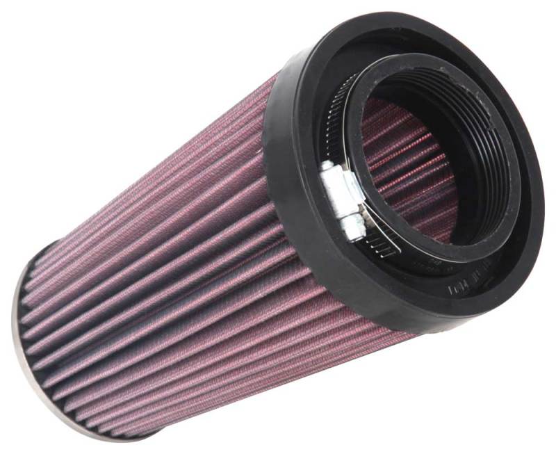 K&N Universal Clamp-On Air Filter 2-3/4in Flange 3-1/2in T 8-1/4in Height - Burkken Auto Parts