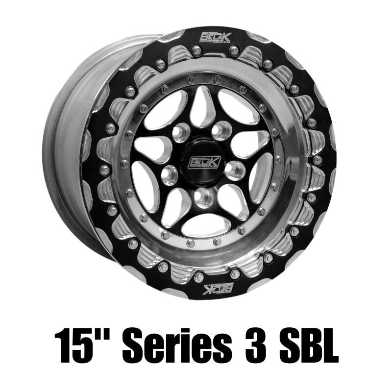 Belak 15x9 / Nissan 240 Rear / 5x114.3 BP / Series 3 Wheel - Single Beadlock - Burkken Auto Parts