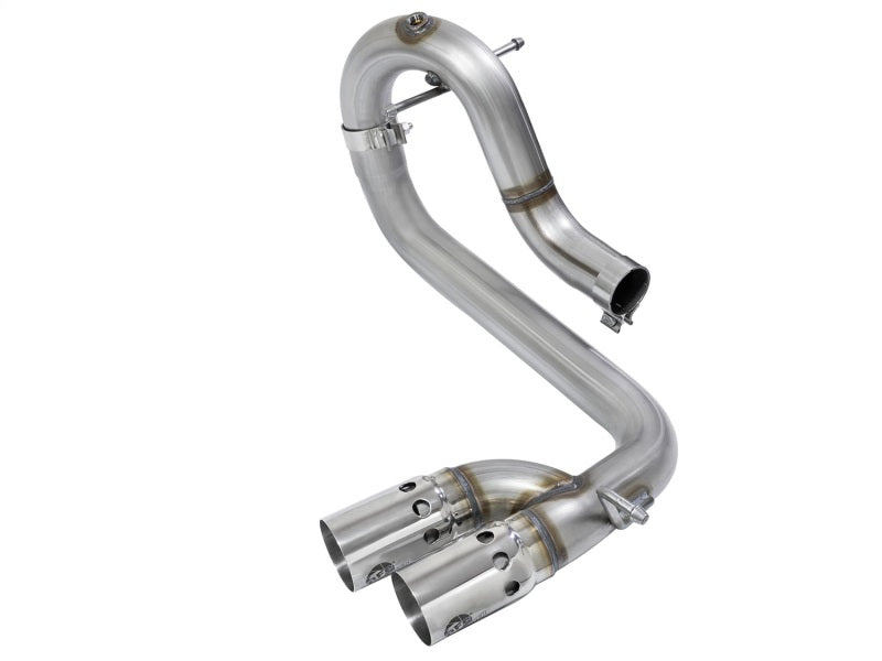 aFe Rebel Series DPF-Back 3in Side Exit SS Exhaust w/ IC Polished Tips 2016 GM Colorado/Canyon 2.8L - Burkken Auto Parts