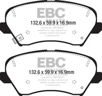 EBC 2017 Hyundai Elantra GT 2.0L Greenstuff Front Brake Pads - Burkken Auto Parts
