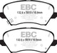 EBC 2017 Hyundai Elantra GT 2.0L Greenstuff Front Brake Pads - Burkken Auto Parts