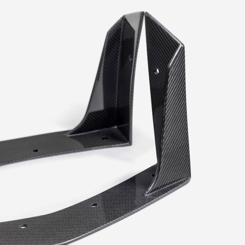 Anderson Composites 2024 Ford Mustang Type-GT5 Carbon Fiber Front Splitter Wickers - Burkken Auto Parts