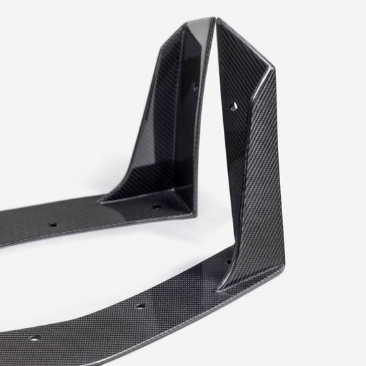 Anderson Composites 2024 Ford Mustang Type-GT5 Carbon Fiber Front Splitter Wickers