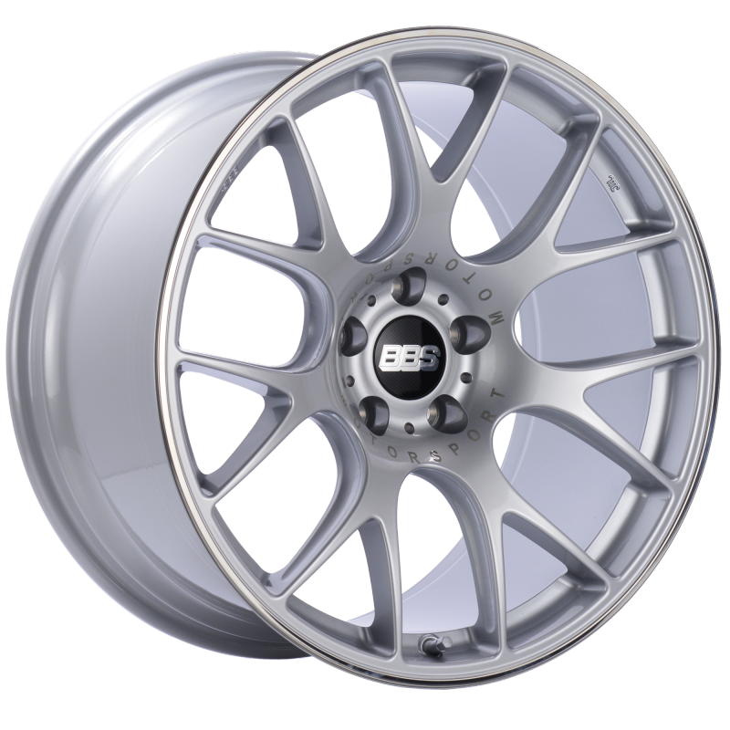 BBS CH-R 20x10.5 5x115 ET25 CB71.4 Diamond Silver Polished Rim Protector Wheel - Burkken Auto Parts