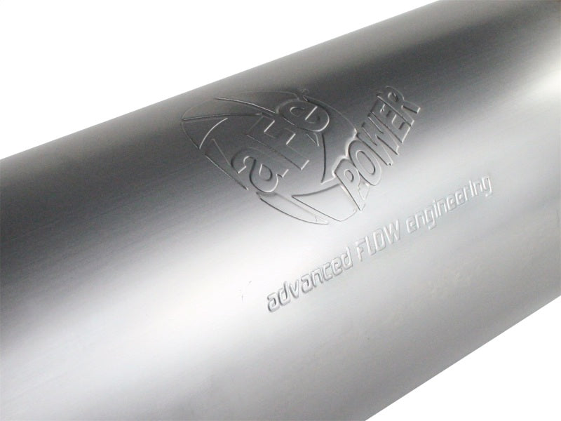 aFe MACHForce XP Exhausts Mufflers SS-409 EXH Muffler 4 ID In/Out 8 Dia - Burkken Auto Parts
