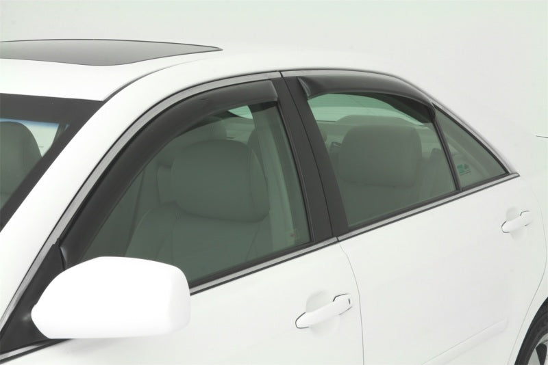 AVS 07-11 Toyota Camry Ventvisor In-Channel Front & Rear Window Deflectors 4pc - Smoke - Burkken Auto Parts