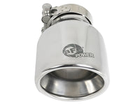 aFe MACH Force-Xp 304 SS Clamp-On Exhaust Tip 2.5in. Inlet / 4in. Outlet / 6in. L - Polished - Burkken Auto Parts