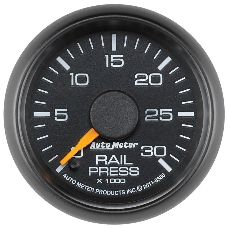 Autometer Factory Match 52.4mm Digital Stepper Motor 0-30,000 PSI Diesel Fuel Rail Pressure Gauge - Burkken Auto Parts