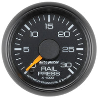 Autometer Factory Match 52.4mm Digital Stepper Motor 0-30,000 PSI Diesel Fuel Rail Pressure Gauge - Burkken Auto Parts