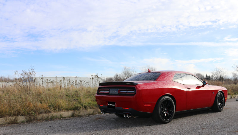 Corsa 2015-2023 Dodge Challenger Hellcat Dual Rear Exit Sport Exhaust w/ 3.5in Polished Tips - Burkken Auto Parts
