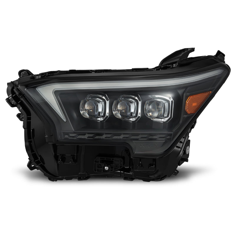 AlphaRex 2023+ Toyota Tacoma NOVA-Series LED Proj Headlights Black w/Actv Light & Seq. Sig + DRL - Burkken Auto Parts