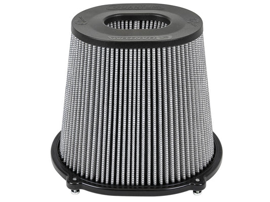 aFe Quantum Pro DRY S Air Filter Inverted Top - 5in Flange x 8in Height - Dry PDS - Burkken Auto Parts