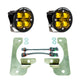Baja Designs 2018+ Wrangler JL Rubicon Squadron-R Fog Light Pocket Kit - Amber - Burkken Auto Parts