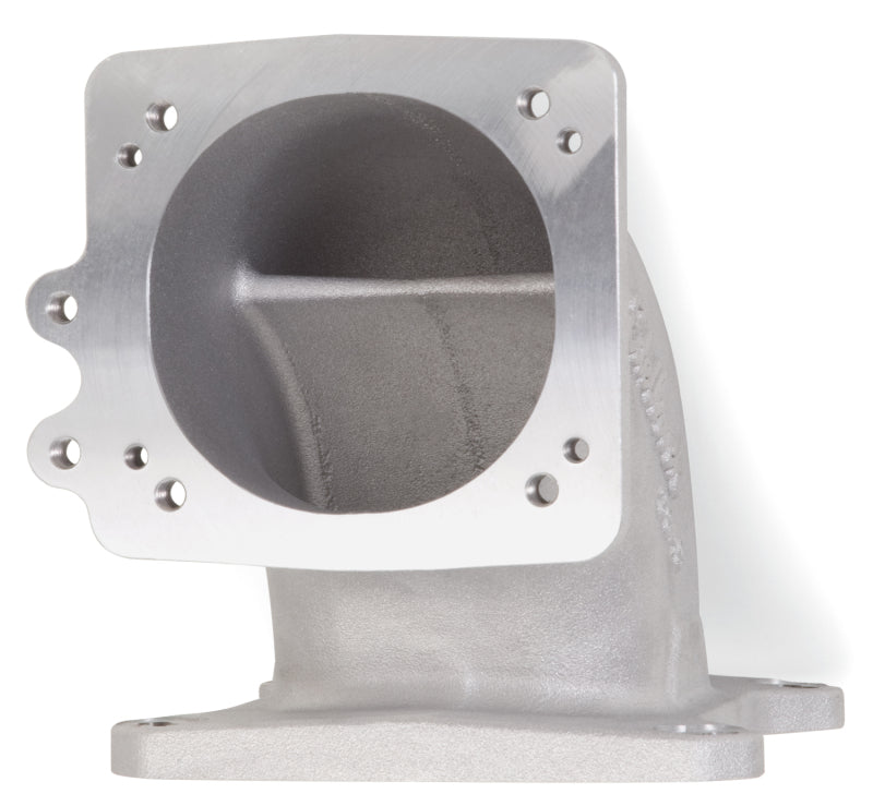Edelbrock High Flow Intake Elbow 95mm Throttle Body to Square-Bore Flange As-Cast Finish - Burkken Auto Parts
