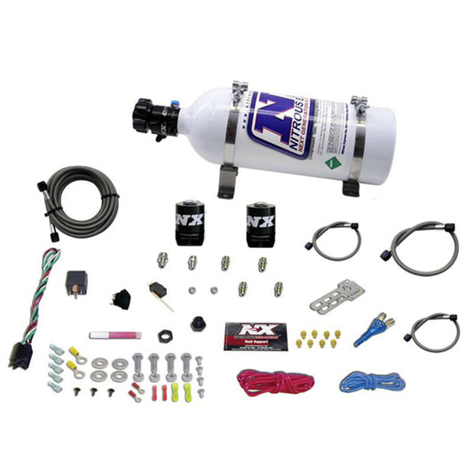 Nitrous Express Shark SHO 400 HP Single Nozzle Nitrous Kit w/5lb Bottle - Burkken Auto Parts