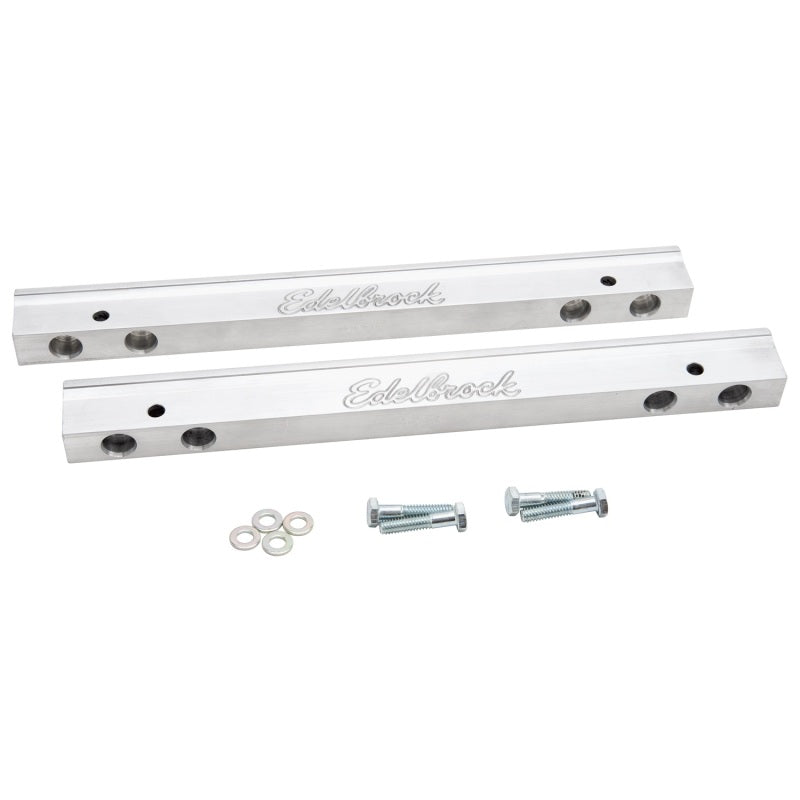 Edelbrock Pontiac Torker Fuel Rail Kit for Use w/ 50565 - Burkken Auto Parts