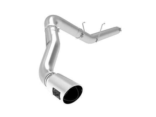 aFe ATLAS 5in Alum Steel DPF-Back Exhaust System w/Polished Tip 19-20 Ram Diesel Trucks L6-6.7L (td) - Burkken Auto Parts