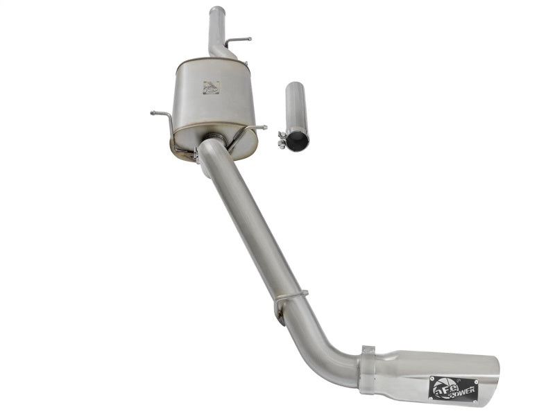 aFe MACHForce XP Exhausts Cat-Back Polished Tips 09-17 GM Silverado 1500 4.3/5.3L RegCab SB/LB - Burkken Auto Parts