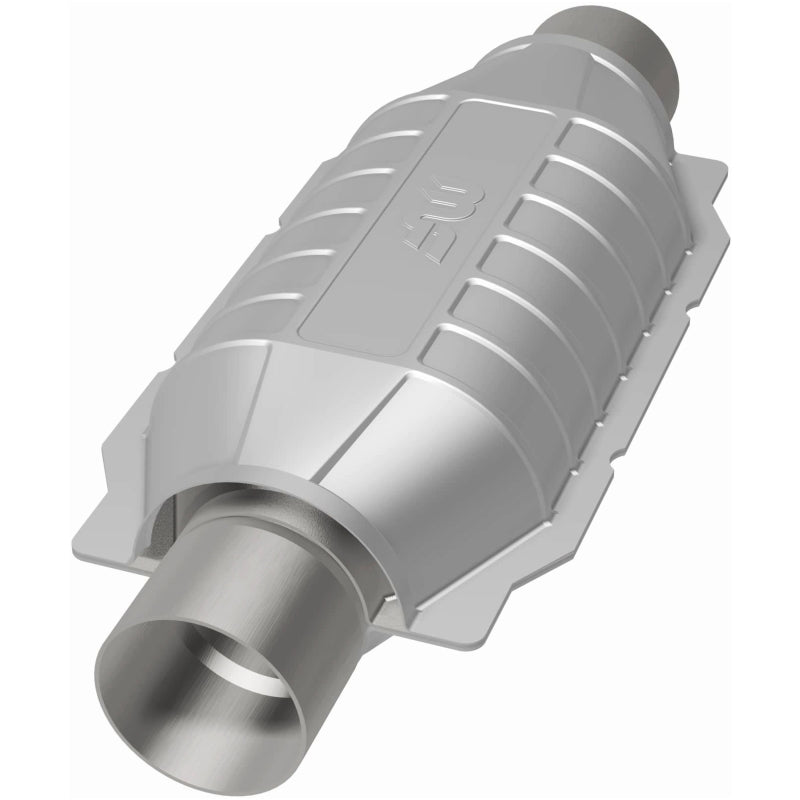 MagnaFlow Conv Univ 2.25in Inlet/Outlet Center/Center Oval Rear (California) - Burkken Auto Parts
