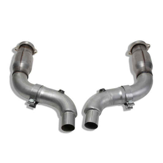 BBK 15-20 Ford Mustang GT 3in Short Mid Pipe Kit w/Cats (Use LT Header 1633/16330/1856/18560) - Burkken Auto Parts