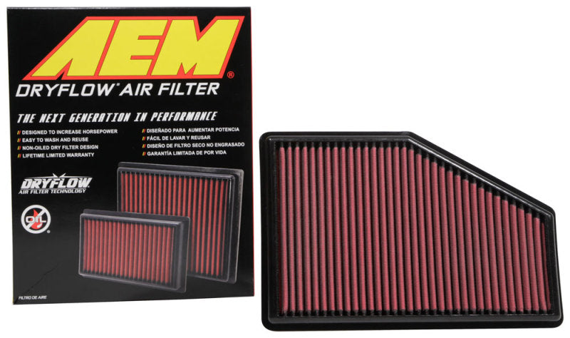 AEM 12-20 Chevrolet Malibu 1.5L/1.8L/2.0L DryFlow Air Filter - Burkken Auto Parts