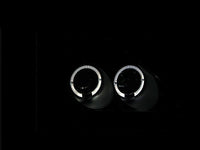 ANZO 2002-2004 Honda Civic Projector Headlights w/ Halo Black - Burkken Auto Parts