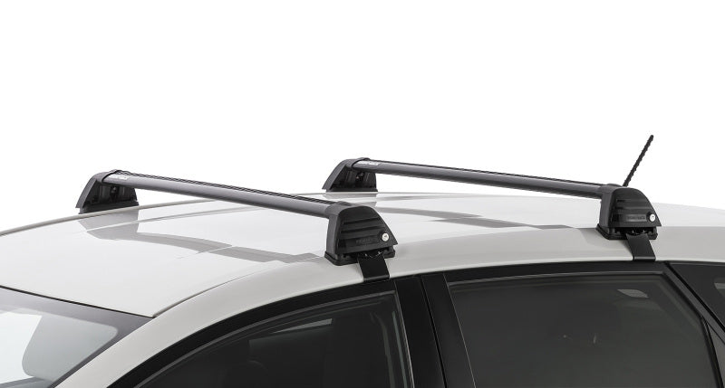 Rhino-Rack 03-10 BMW 5 Series E60 Sedan Vortex ROC25 Flush 2 Bar Roof Rack - Black - Burkken Auto Parts