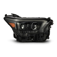 AlphaRex 23-24 Toyota Tacoma LUXX-Series LED Proj Headlights Alpha Blk w/Actv Light & Seq. Sig + DRL - Burkken Auto Parts