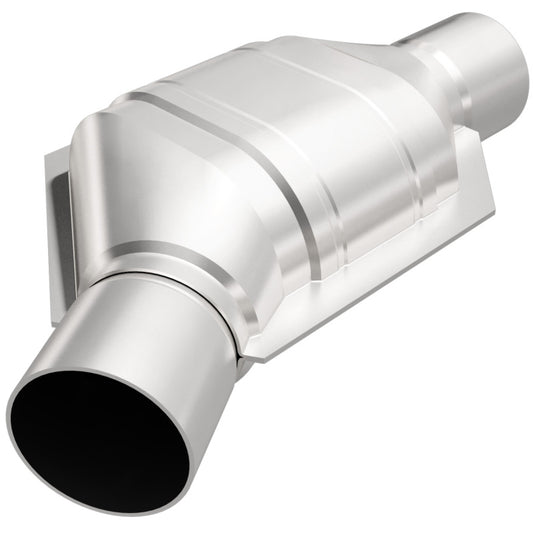 MagnaFlow Conv Universal 2.25 Angled Inlet Rear CA - Burkken Auto Parts