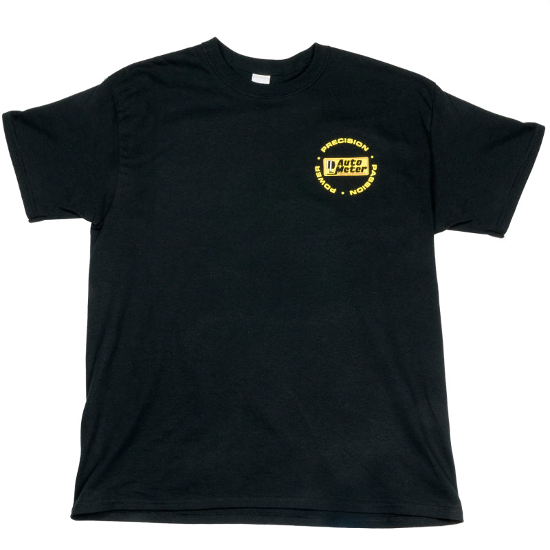 Autometer Black Competition Instruments T-Shirt - Large - Burkken Auto Parts