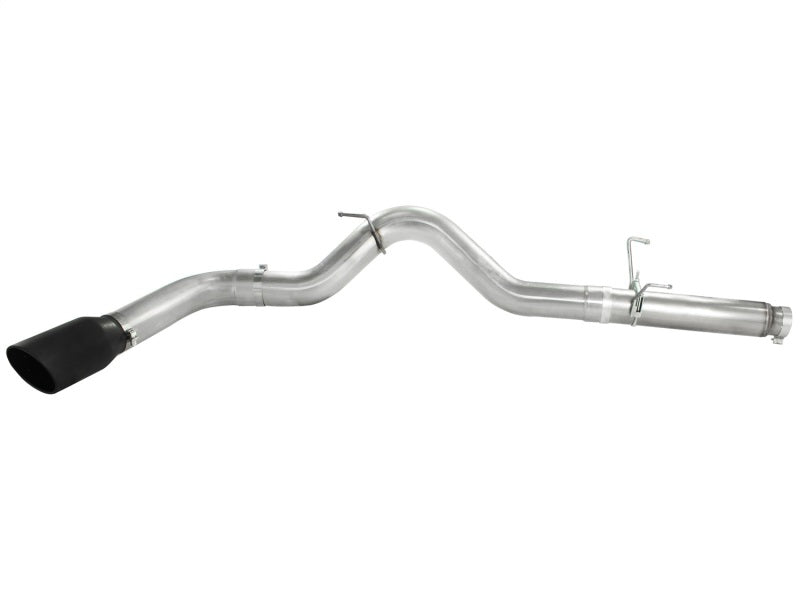 aFe MACHForce XP 5in DPF-Back 409SS Exhaust Dodge Diesel Trucks 07.5-12 L6-6.7L (td) Black Tip - Burkken Auto Parts