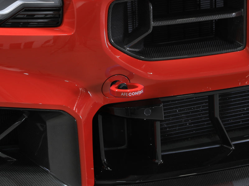 aFe 23-25 BMW M2 (G87) CONTROL Front / Rear Tow Hook - Red - Burkken Auto Parts