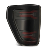 AlphaRex 21-23 Ford F-150 LUXX LED Taillights - Black Red w/ BLIS - Burkken Auto Parts