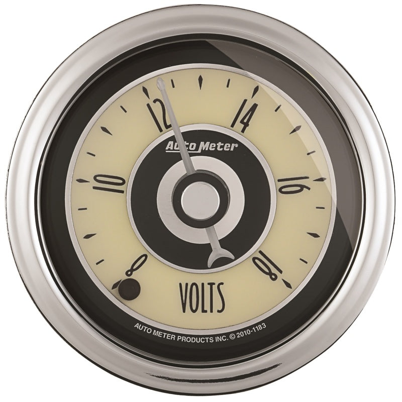 AutoMeter Gauge Voltmeter 2-1/16in. 18V Digital Stepper Motor Cruiser Ad - Burkken Auto Parts