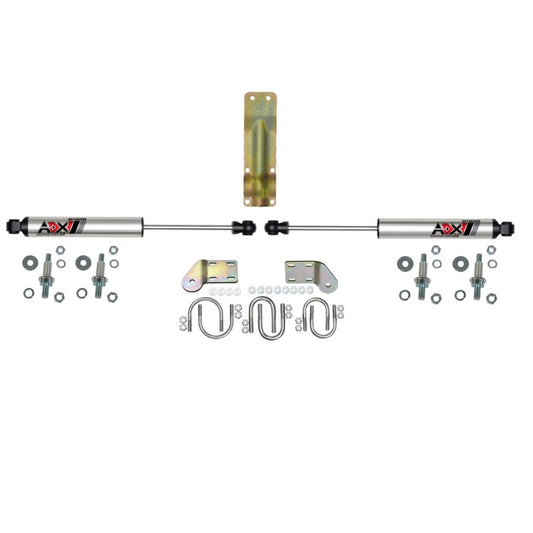 Skyjacker 98-01 Dodge Ram 1500 ADX 2.0 Dual Stabilizer Kit w/ CNC Machined Polished Alum. - Burkken Auto Parts