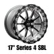 Belak 17x11 / 6.25in BS / 5x114 BP / High Pad / Series 4 Wheel - Non-Beadlock - Burkken Auto Parts